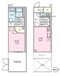 リージア三軒茶屋の物件間取画像